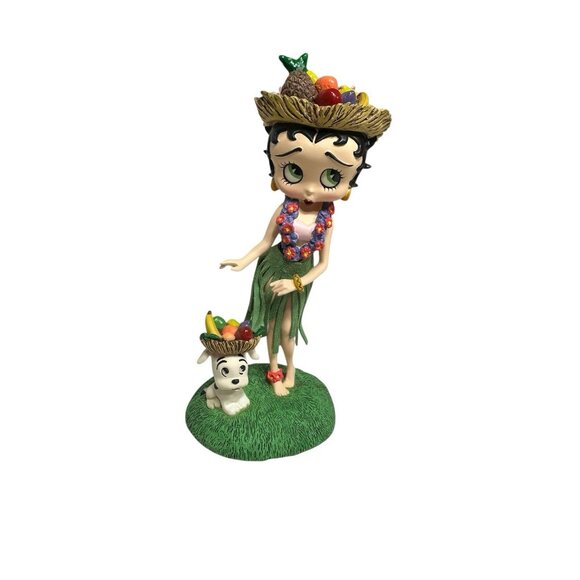 new BETTY BOOP collector figurine danbury mint HAWAIIAN HOLIDAY - Picture 3 of 7